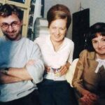 Jan Hřebejk, Eva Holubová a Simona Stašová při  natáčení Pelíšků