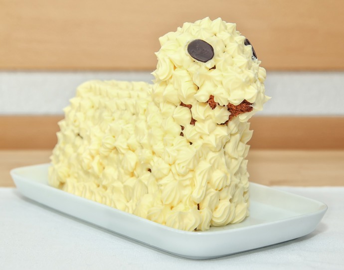 ...připravit mu "vlnu" z máslového krému...