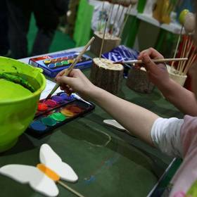 Pro děti jsou tu připravené výtvarné dílny