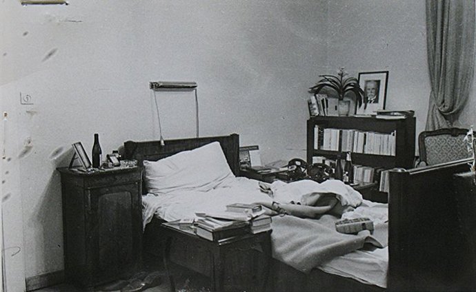 Fotografie bytu pořízená jen pár minut po tragédii