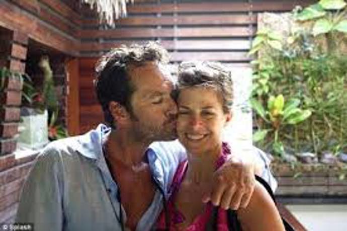 Luke se svou exmanželkou Minnie.