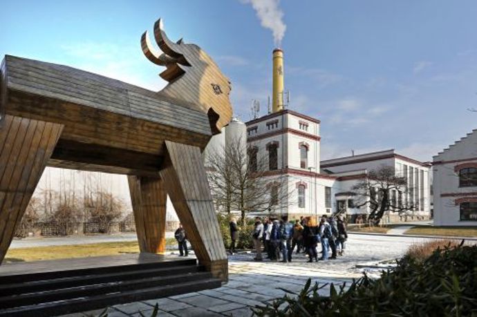 Ladovské vepřové hody se konají v Pivovaru Velké Popovice nedaleko Prahy.