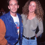 Luke Perry se svou exmanželkou Minnie Sharp.