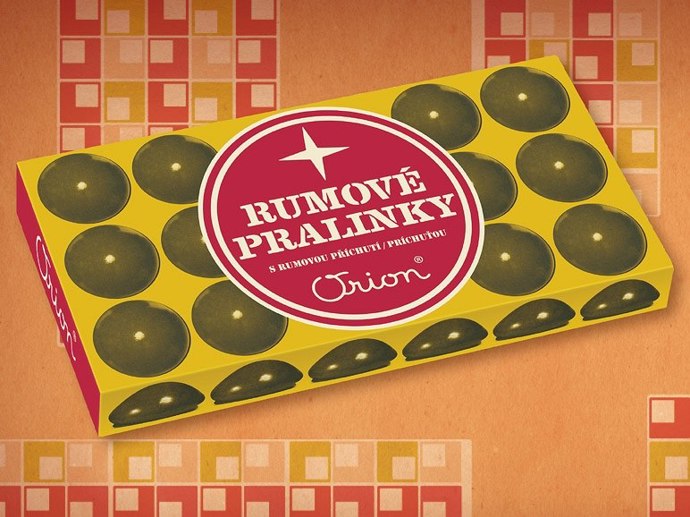 I rumové pralinky v původním obalu můžete koupit v retro edicích.