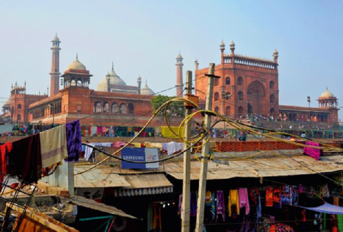 Takhle vypadá indické Dillí.