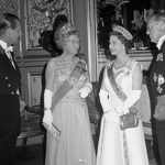 Rok 1972 - s nizozemskou královnou Julianou a princem Bernhardem.