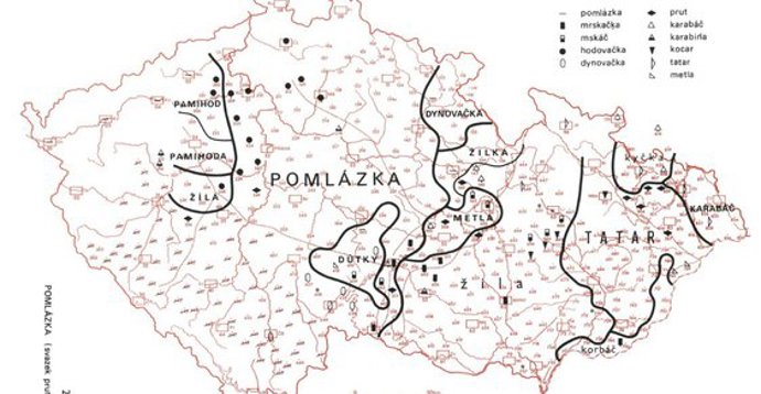 Jak říkají pomlázce jinde v republice?