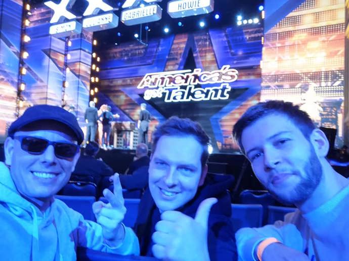 Alex a jeho tým v USA.