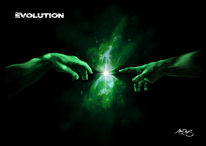 Evoluce podle Alexe Dowise.