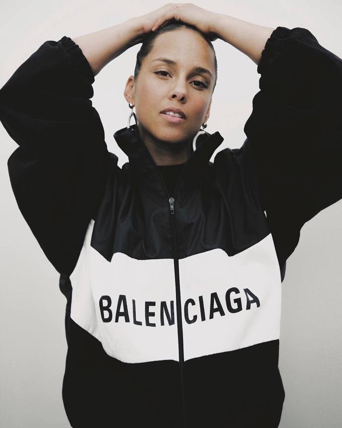 Alicia Keys si ráda zaběhá značkově oblečená.