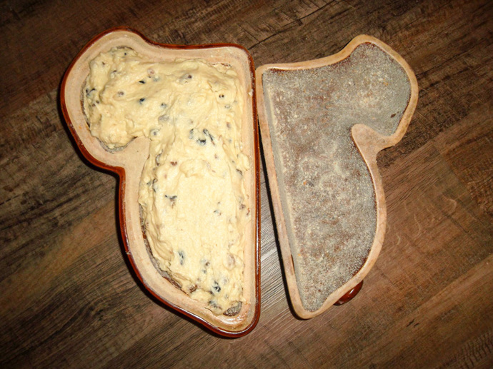 Těsto na beránka by mělo vypadat takto.