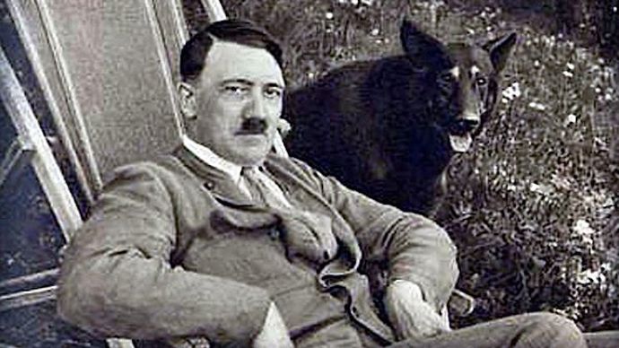 S milovanou fenkou německého ovčáka Blondi.