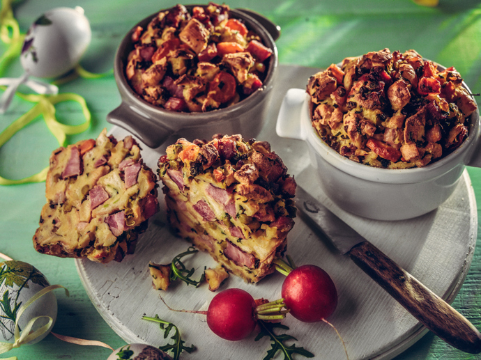 Pro koledníky můžete nádivku upéct v kokotkách nebo třeba formě na muffiny