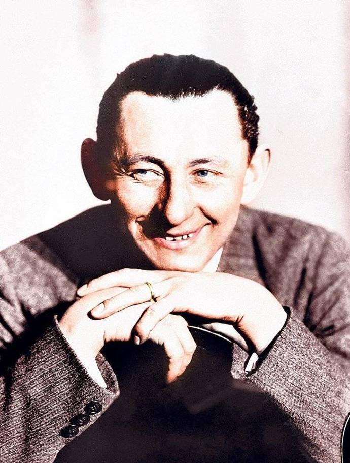 Prvorepublikový idol Vlasta Burian.