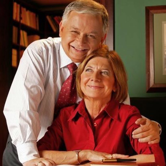 Lech Aleksander Kaczyński s manželkou.