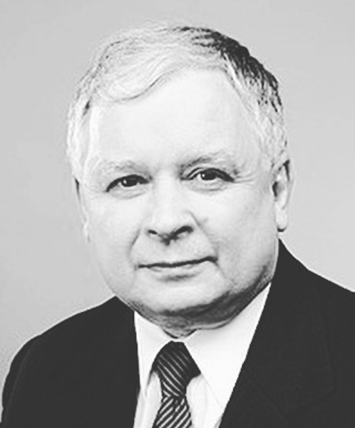 Polský prezident Lech Kaczyński .