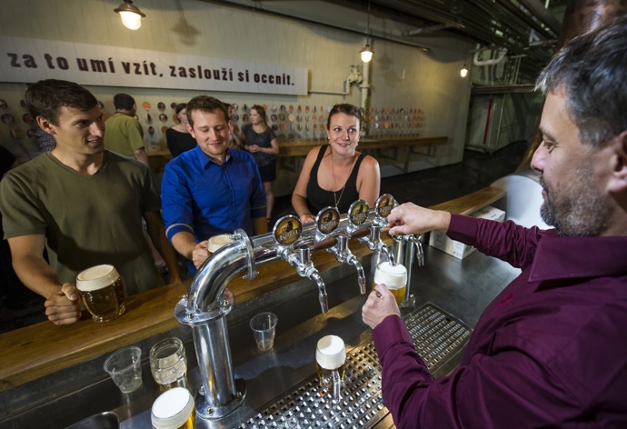 Užijte si prohlídku Pivovaru Velké Popovice.