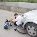 Nehoda na kole není ničím ojedinělým