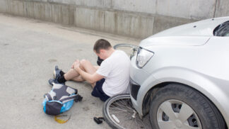 Nehoda na kole není ničím ojedinělým