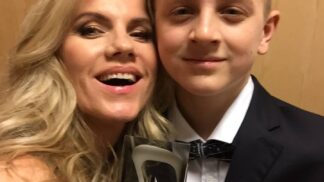 Leona Machálková se synem.