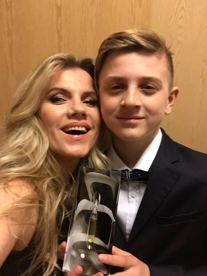 Leona Machálková se synem.