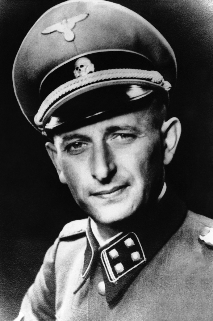 Adolf Eichmann, nacistický válečný zločinec.