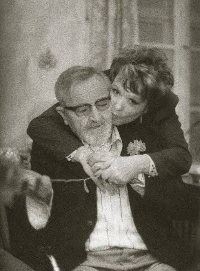 Jiřina Bohdalová s Janem Werichem