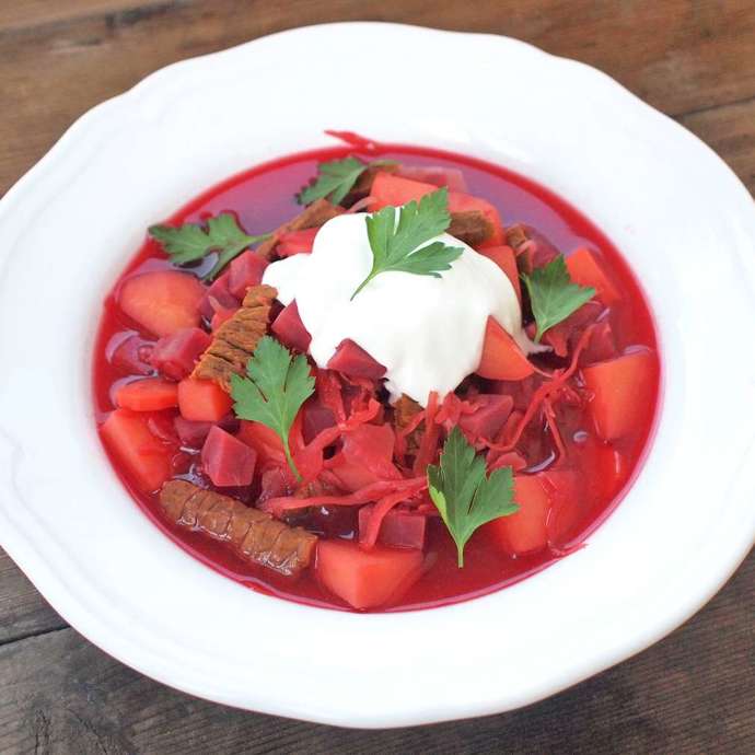 Co jiného na svatbu než lahodný boršč