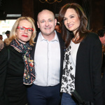 Pořadatel soutěže David Novotný s Klárou Doležalovou a Jitkou Asterovou