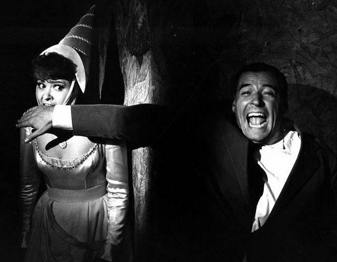 Josef Bek s Jiřinou Bohdalovou ve filmu Bílá paní