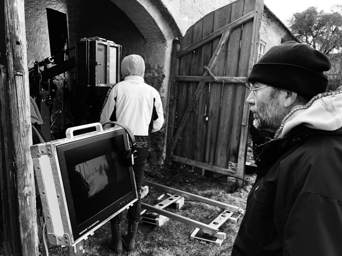 Záběry z natáčení