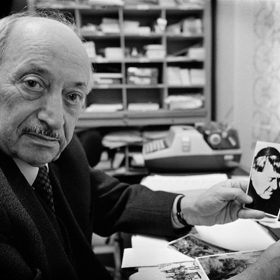 Lovec nacistických zločinců Simon Wiesenthal.