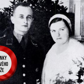 Veronika Lieblová a Adolf Eichmann .