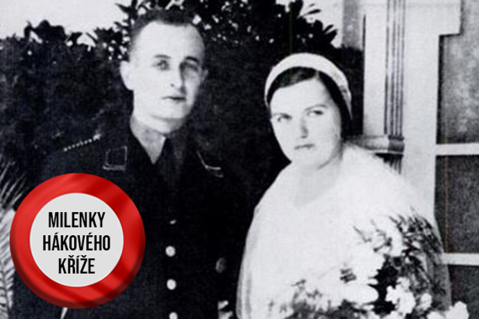 Veronika Lieblová a Adolf Eichmann .