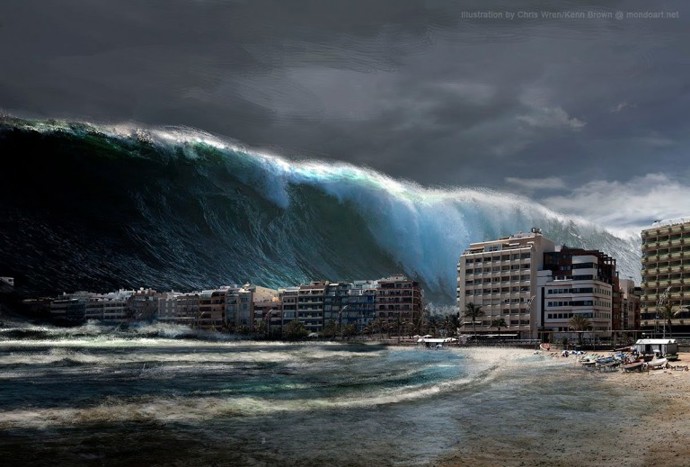 Obecně se říká, že vhodné místo na žití není tam, kde může přijít tsunami.