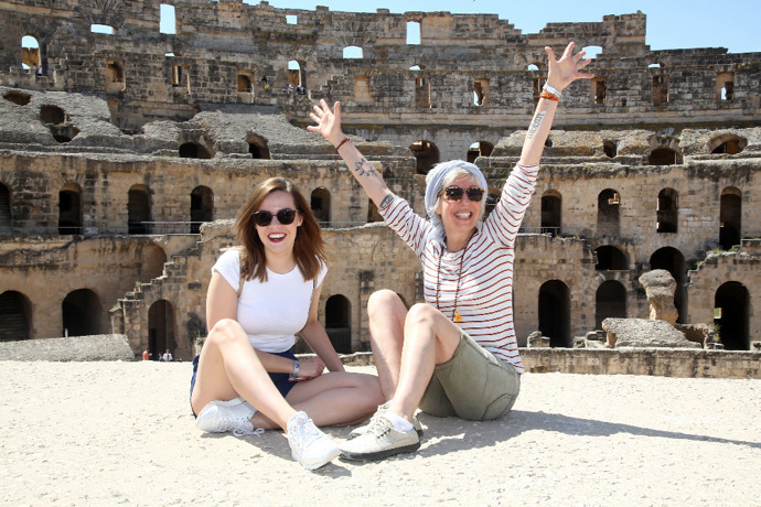 Marcela Březinová s dcerou si dovolenou v Tunisku užívají.