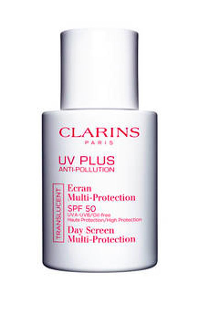 Ochranná emulze, Clarins, 30 ml, 1 050 Kč. Víceúčelová emulze chrání před UV záření, volnými radikály a znečištěním. Je vhodná pro všechny typy pleti.