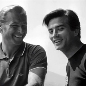 Lex Barker a Pierre Brice byli nerozlučnými přáteli i v soukromí.