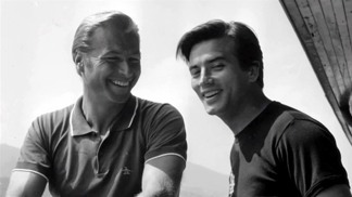 Lex Barker a Pierre Brice byli nerozlučnými přáteli i v soukromí.