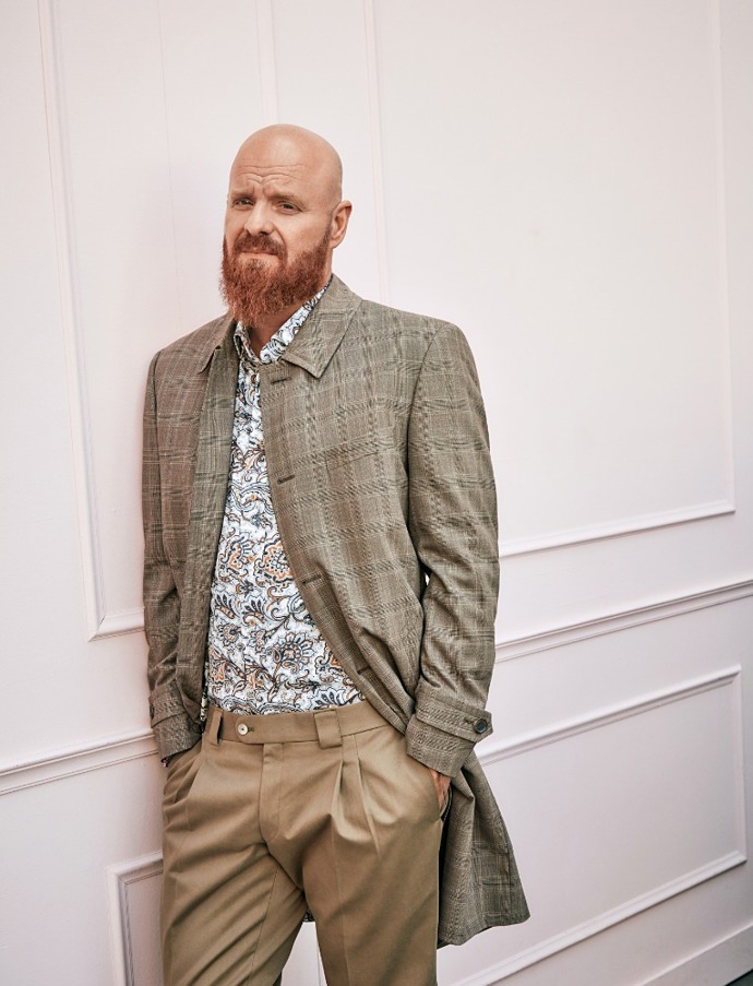 Karel Vágner se prý k focení dlouho přemlouvat nenechal.