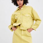 Žlutá mini sukně, Zara, 599 Kč