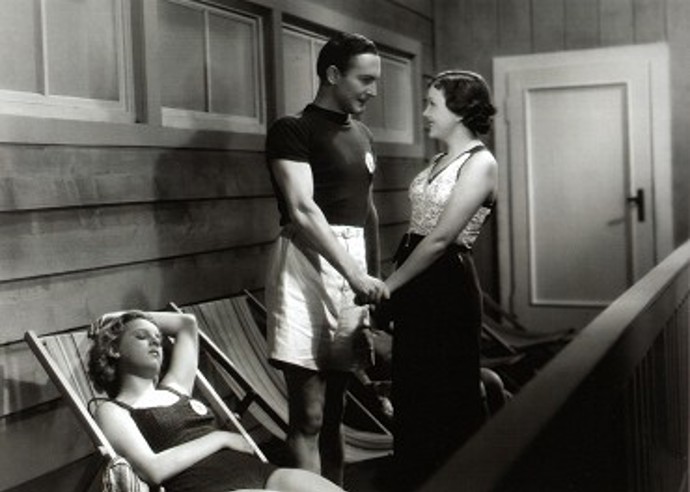 František Krištof Veselý a Eva Gerová ve filmu Pán a sluha z roku 1938.