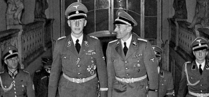Reinhard Heydrich a Karl Hermann Frank byli dobrými přáteli.
