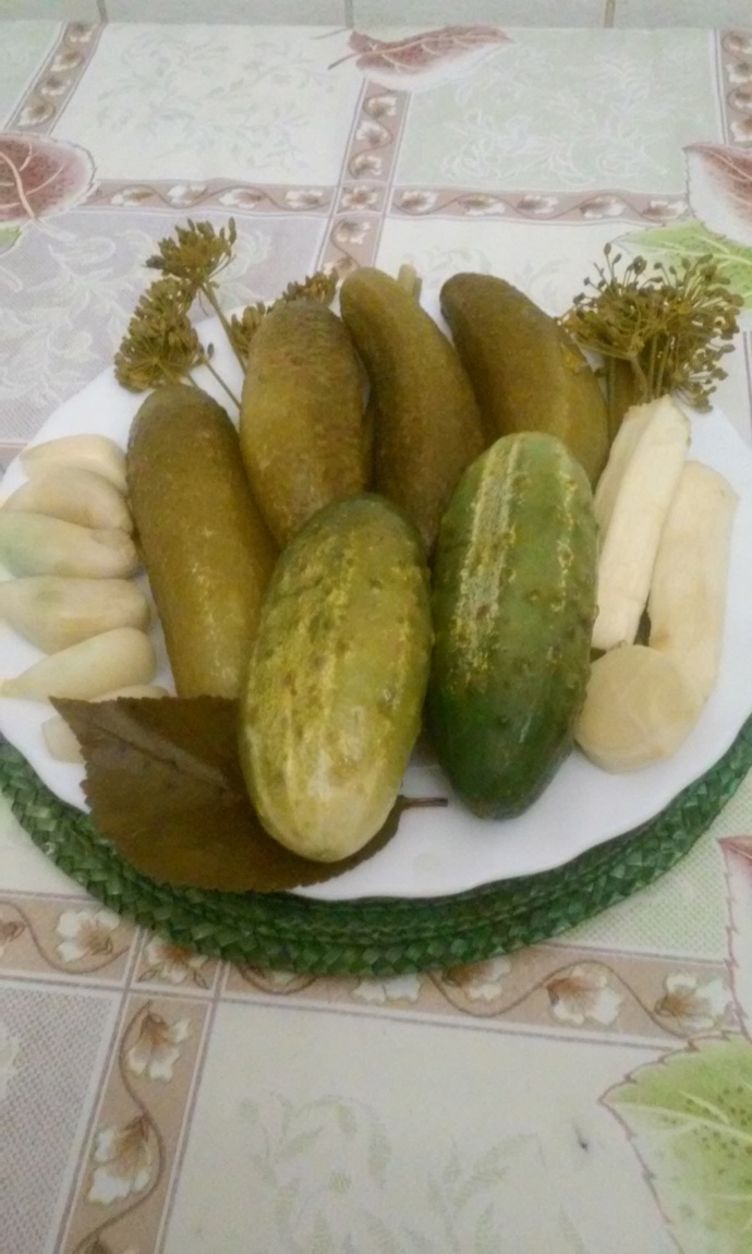 Křenové pikantní okurky:

Suroviny:

2,1  kg okurek,
4  ks bobkových listů, malých,
1  lžičky hořčičného semínka,
4  ks nového koření,
4  ks mrkve, malé,
1  ks cibule,
8  ks křenů (asi 5 cm dlouhých),
kopr.

Nálev:

570  ml vody,
160  ml octa,
55  g cukru,
10  g sůli.

Postup:

Na dno čtyř sklenic rozdělíme koření a bobkové listy s koprem a skládáme okurky, přičemž je prokládáme s kolečky mrkve, cibule a na špalíčky nakrájeným křenem.

Na nálev svaříme vodu s octem, cukrem a solí. Necháme prochladnout, zalijeme okurky, uzavřeme a sterilujeme 10 min. od začátku varu. Po sterilizaci okurky ihned vyjmeme z hrnce a necháme vychladnout.
