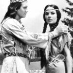 Karin Dor se proslavila rolí Ribany - lásky Vinnetoua, syna náčelníka Apačů