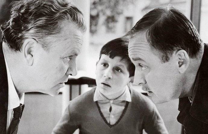 Kraus jako malý kluk v roce 1966 v komedii Dva tygři.