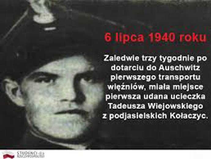  Utekl 6. srpna 1940 za pomoci polských civilních pracovníků, kteří pracovali v táboře jako elektrikáři.