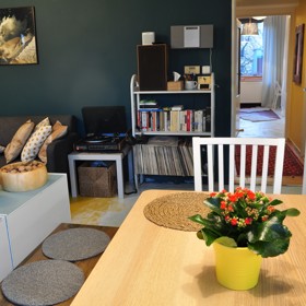 Skandinávský styl kuchyně pokračuje dále do pracovny.