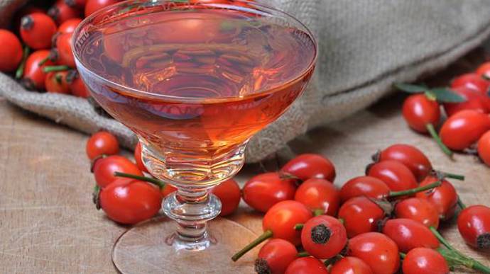 Šípková víno:

Svaříme 1,4 kg cukru ve třech litrech vody a vychladlým nálevem zalijeme 1,5 litru očištěných šípků ve velké sklenici. Tu zakryjeme zdvojeným pergamenovým papírem a zavážeme jej. Za týden přidáme tři celé hřebíčky, tři kuličky nového koření a svitek celé skořice.

Sklenici opět stejně zakryjeme a necháme ji tři měsíce stát na chladném tmavém místě. Během té doby musí všechny šípky klesnout ke dnu a víno musí být čiré. Přečerpáme je pak do vypařených láhví a necháme ustát.