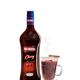 Alžírská oáza:

4 cl Metropol Cherry
1 dl červeného vína
1 dl pomerančového džusu
skořice, hřebíček.

Metropol spolu s vínem, džusem, skořicí a hřebíčkem jednoduše svaříme.


